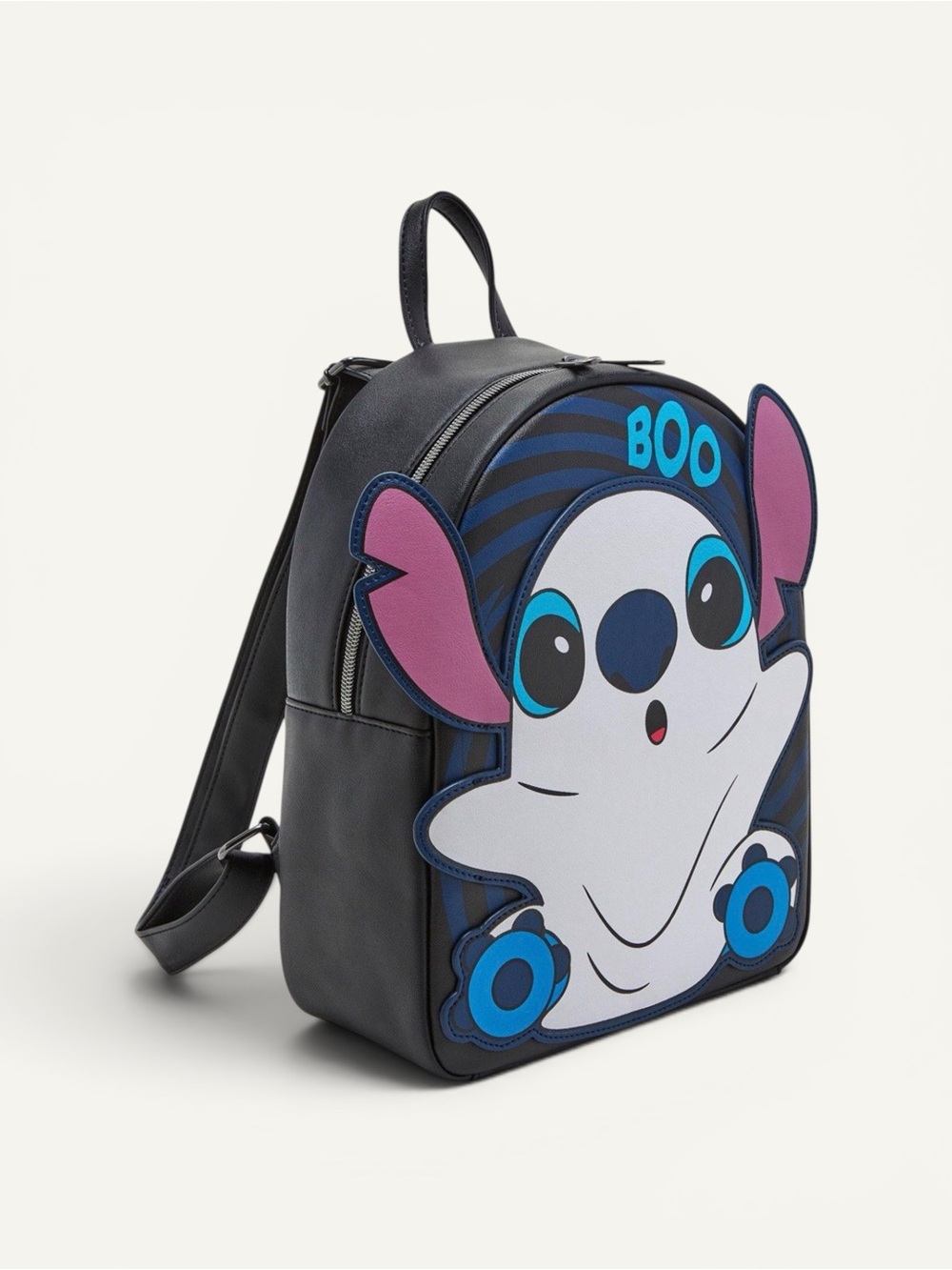 Loungefly Disney Lilo & Stitch Ghost Stitch Glow-In-The-Dark Mini Backpack - Picture 2 of 3